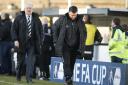 Dover Athletic manager Chris Kinnear (left). Picture: Action Images