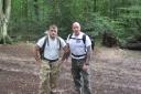 Former soldier Peter Lavelle, left, is taking up a 10 mile challenge with Mark Thomas