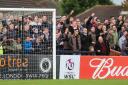 Boreham Wood FC thanked their fans (pictured at a previous match) for their support during the game against Carlisle United