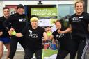 Everyone Active staff celebrate a month of fundraising for the Anthony Nolan Trust