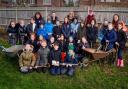 Primary school children in Shenley have been planting trees. Credit: Simon Jacobs