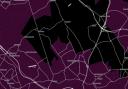 Areas in purple are where Covid rates are high and they are even higher in areas shaded dark purple. Credit: UK Government Covid dashboard