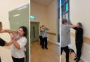 Women were in Abbots Langley learning how to defend themselves. Pictures: Kimberley Hackett