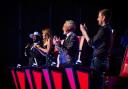 The Voice judges will.i.am, Kylie Minogue, Sir Tom Jones and Ricky Wilson will film the live finals at Elstree Studios