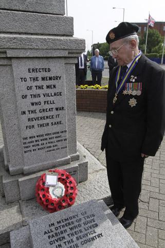 A service to mark 65 years since the end of the Second World War was held in Borehamwood on Sunday, August 15. More than 50 people attended the 15-minute service, organised by the Royal British Legion, at the Borehamwood war memorial in Elstree Way. Pictu