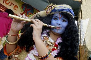 More than 40,000 people flocked to Bhaktivedanta Manor Temple in Aldenham on Sunday to celebrate Janmashtami, a festival celebrating the birth of Krishna. Visitors were treated to free vegetarian food and a lively atmosphere with dancing, music, activitie