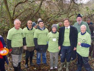 Leaders and representatives from the Jewish, Christian and Hindu faiths worked together to transform the overgrown Rose Field in Radlett.