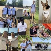 A collection of photos from fundraising walks held across the country on September 5