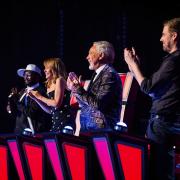 The Voice judges will.i.am, Kylie Minogue, Sir Tom Jones and Ricky Wilson will film the live finals at Elstree Studios