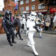 Star Wars characters in Borehamwood and Elstree's carnival parade