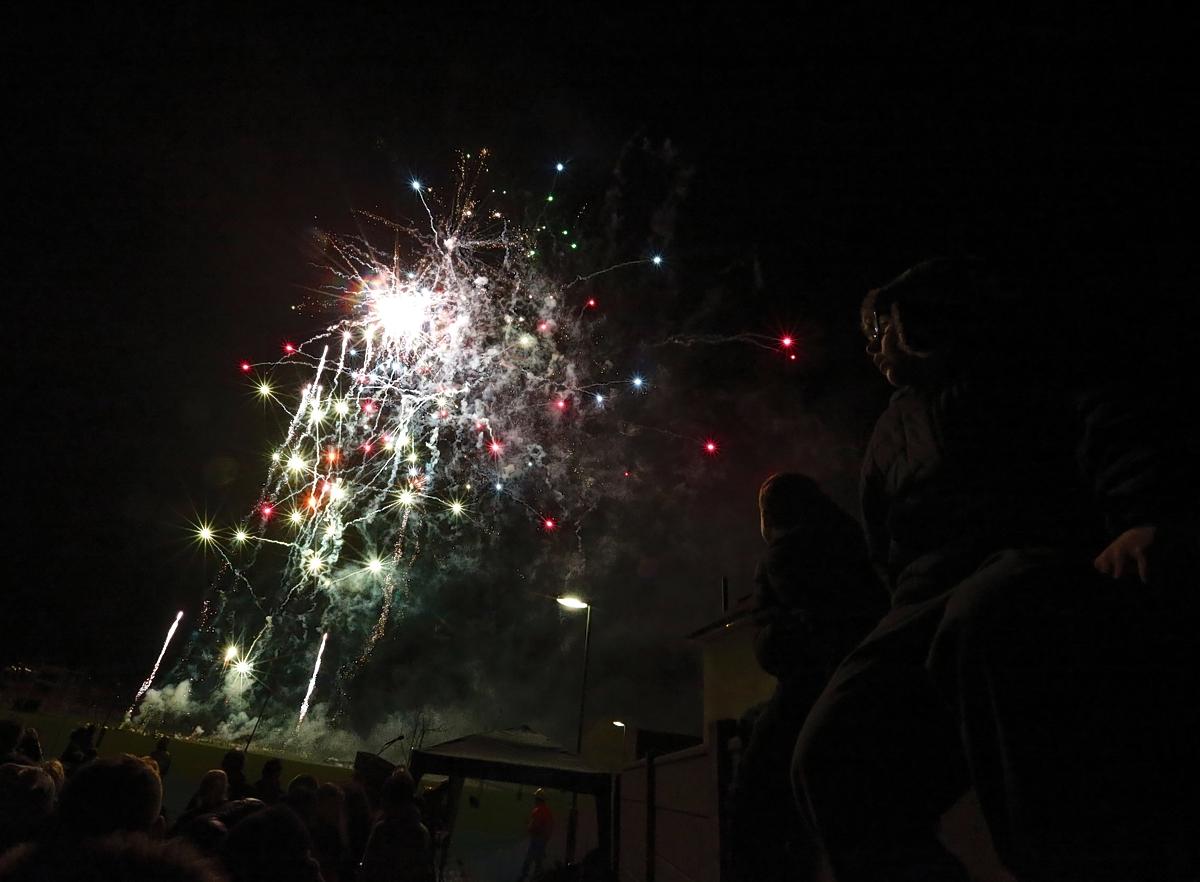 Crowds had their eyes fixed on the skies for Borehamwood's annual firework display.