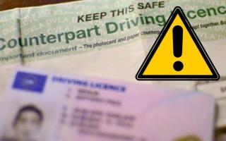 It is illegal in the UK to get behind the wheel of vehicle without a valid photocard licence
