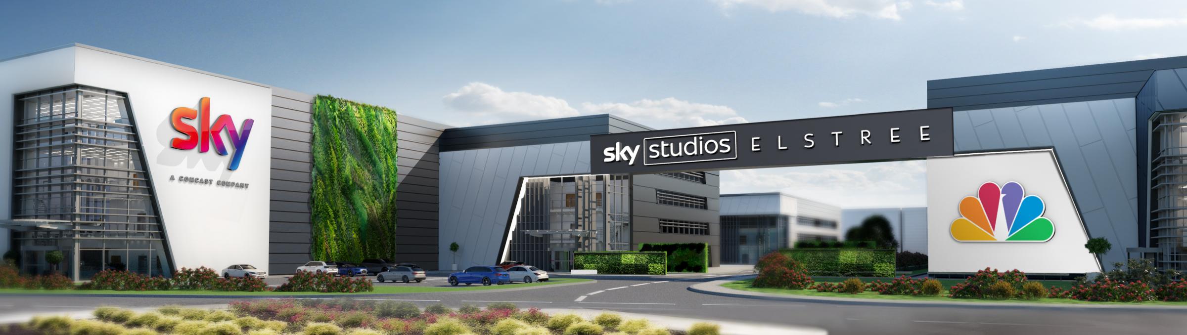 Sky Studios Elstree on land between Rowley Lane and the A1