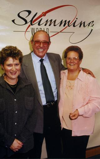 Mike Reid, who played Frank Butcher, at a Slimming World event in Borehamwood
