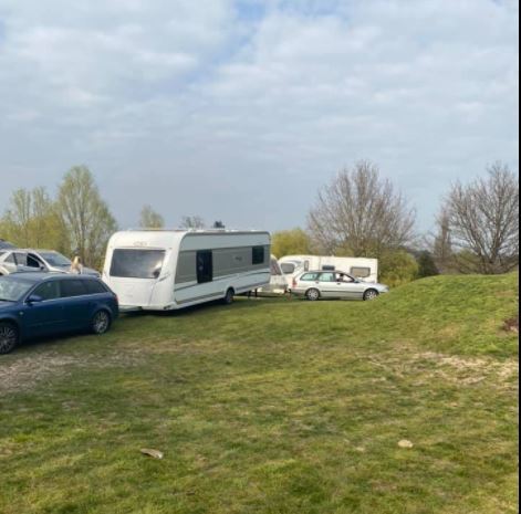 There are at least a dozen caravans in the park. Credit: Councillor Michelle Vince