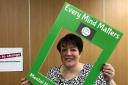 Three Rivers Council leader Cllr Sara Bedford joined Mental Health Week activities