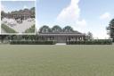CGI of the proposal for a café at Phillimore Recreation Ground in Radlett. Image: IID Architects/Aldenham Parish Council