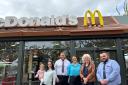 Ruth Jones MP visited the Cardiff Road McDonalds