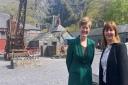 Jane Richardson and Lesley Griffiths visited the National Slate Museum