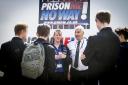 Hertsmere teenagers spent a day in detention yesterday as part of a hard-hitting project to deter them from crime.