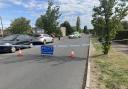Police cordon in Borehamwood near where the teenager was found injured
