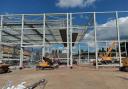 The new stages under construction at Elstree Studios in Borehamwood. Credit: Duncan Williams
