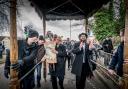 A parade was held in Borehamwood to mark the creation of a Unity Torah in memory of the late Rabbi Lord Jonathan Sacks. Credit: Leivi Saltman Photography
