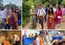 Rishi Sunak visiting Bhaktivedanta Manor Hare Krishna Temple. Pictures: Bhaktivedanta Manor