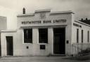 Saving the day: Westminster Bank in Shenley Road in the Fifties (photo from Natwest Bank)