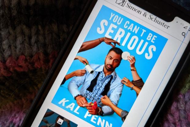 Penn's new book 'You Can't Be Serious', pictured on the Simon & Schuster publishing website.