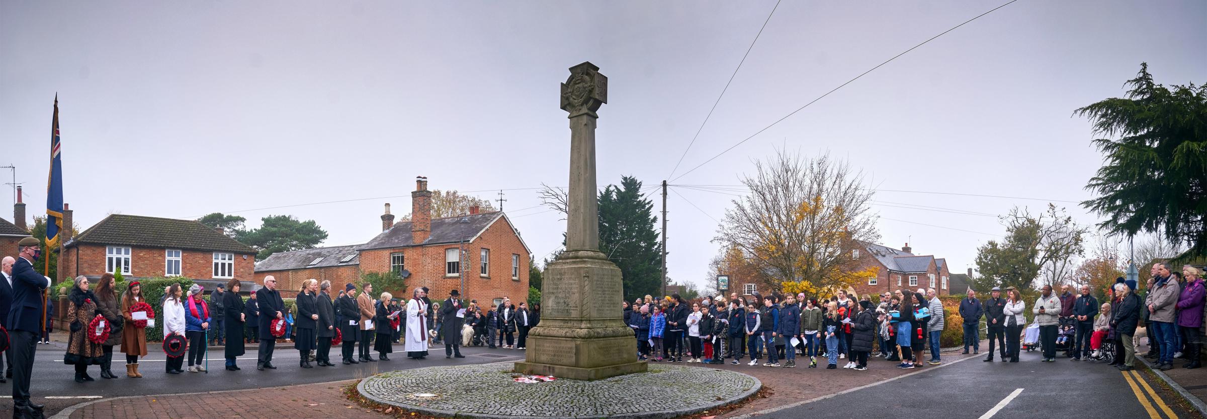 Many attended the cross communal Remembrance Sunday service (Photo: Simon Jacobs)