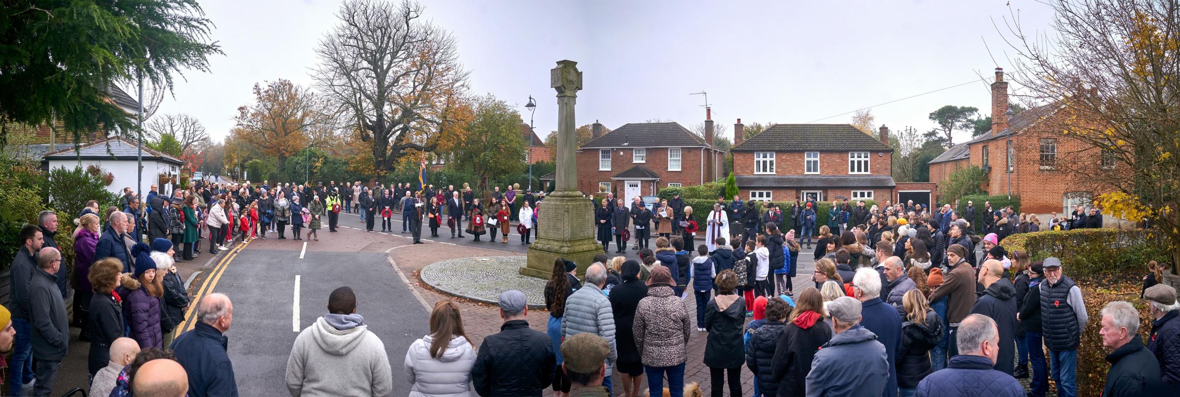 Respects were paid in Shenley (Photo: Simon Jacobs)