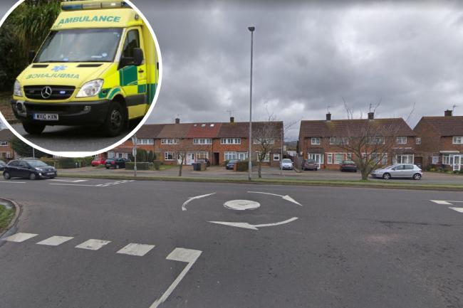 The crash happened near the Theobald Street roundabout in Borehamwood. Picture: Google Street View.