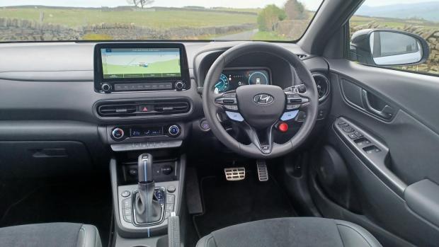 Borehamwood Times: The Kona N's sporty interior is also appealing 