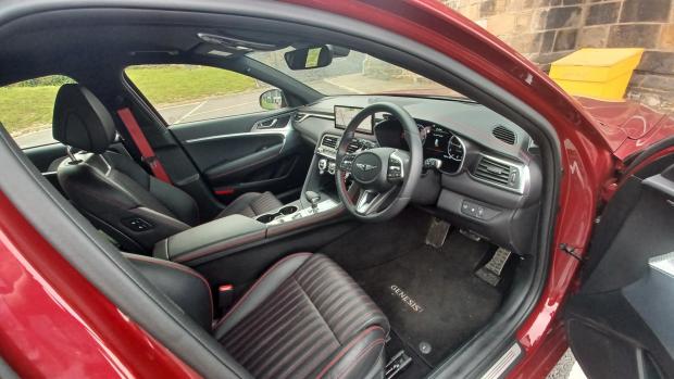 Borehamwood Times: The interior is stylish but a little cramped in the back