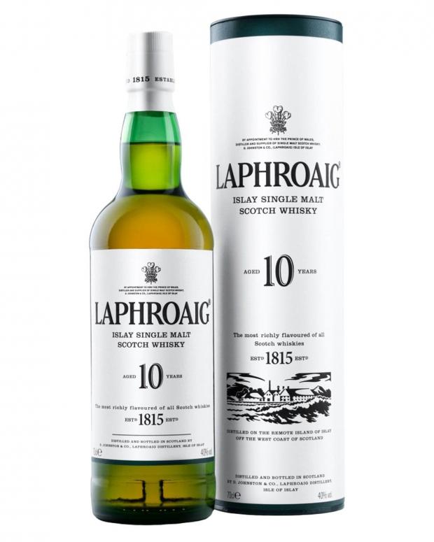 Borehamwood Times: Laphroaig 10-Year-Old Malt Whisky - Islay. Credit: The Bottle Club