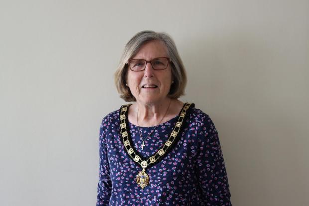 Borehamwood Times: Cllr Anne Swerling pictured when she was mayor of Hertsmere