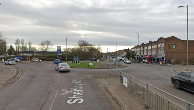 Borehamwood Times: Four-way traffic lights are in operation at this roundabout by Tesco. Credit: Google Street View