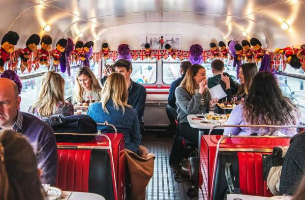 Borehamwood Times: Vintage Afternoon Tea Bus in London for Two with B Bakery. Credit: Virgin Experience Days