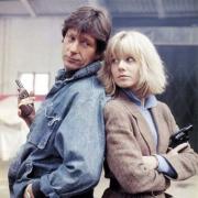 Michael Brandon and Glynis Barber as Dempsey and Makepeace back in the Eighties.