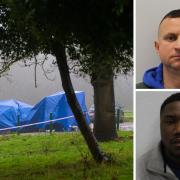 Two men died after they were stabbed multiple times in north London in December 2019. Credit: SWNS/Met Police