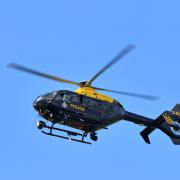 The police helicopter was in Borehamwood on September 3