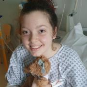 Abi Jacobs, who has been receiving treatment after being diagnosed with leukaemia last year