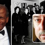 Paul Welsh (inset) looks back on (left) Sidney Poitier and (right) Nicholas Donnelly, who has died aged 83, with the the cast of the BBC series 