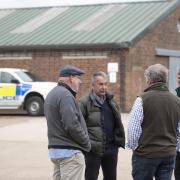 Farmers were invited to a barn meet in Radlett to discuss issues facing the rural community. Credit: Hertfordshire Constabulary