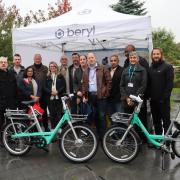 The launch of the Beryl Bikes in Borehamwood