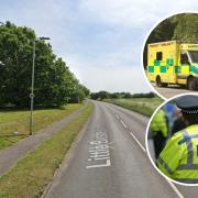 A man has died after a crash in Little Bushey Lane, Bushey, between the junctions of Aldenham Road and Sandy Lane.