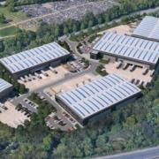 This proposal for five warehouses on the A41 in Bushey has been approved