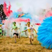 1,800kg of coloured powder has been thrown over the years.