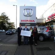 Crown Honda raises £5,855 for Watford Mencap